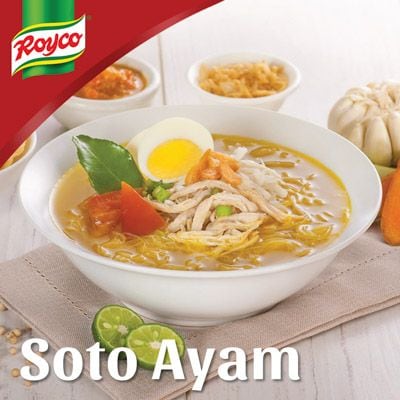 Royco Bumbu Pelezat Rasa Ayam - Royco, dengan daging & rempah berkualitas untuk hasilkan kaldu mantap, penuh citarasa!